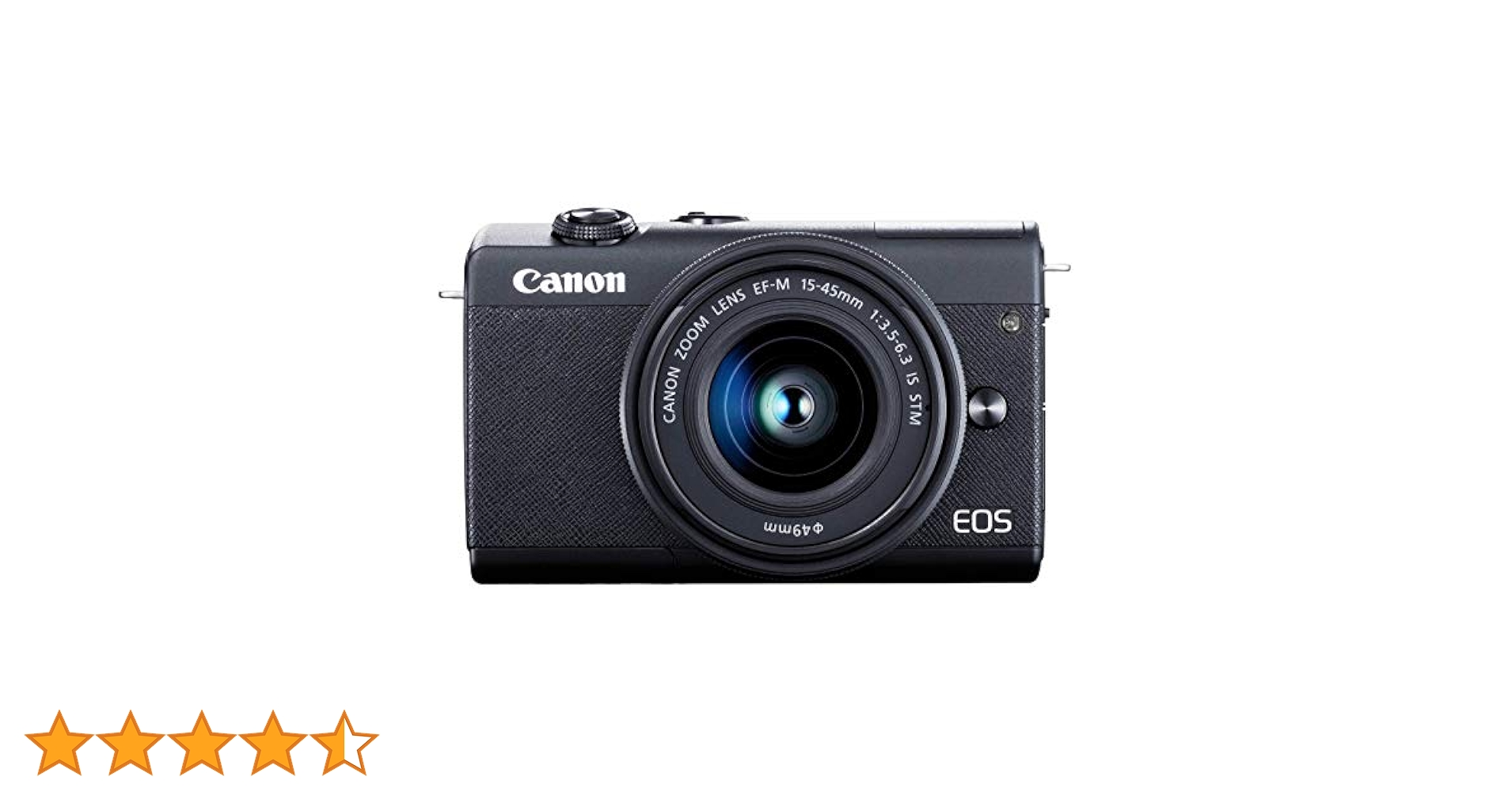 Canon EOS M200 Kit (EF-M 15-45mm f/3.5-6.3 IS STM) Black